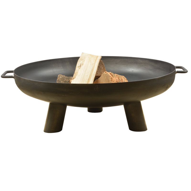 Millwood Pines Hughey Steel Wood Burning Outdoor Fire Pit Wayfair